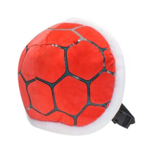 ofoxouq cute turtle backpack tortoise shell bag cosplay costume party backpack red
