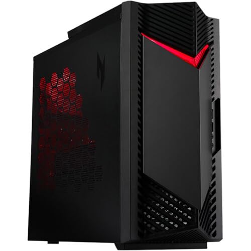 acer Nitro 50 N50 Gaming Desktop Computer - 12th Gen Intel Core i9-12900K 16-Core up to 5.2 GHz CPU, 64GB RAM, 2TB NVMe M.2 SSD, GeForce RTX 3060Ti 8GB GDDR6 GPU, Intel Wi-Fi 6, Windows 11 Home.