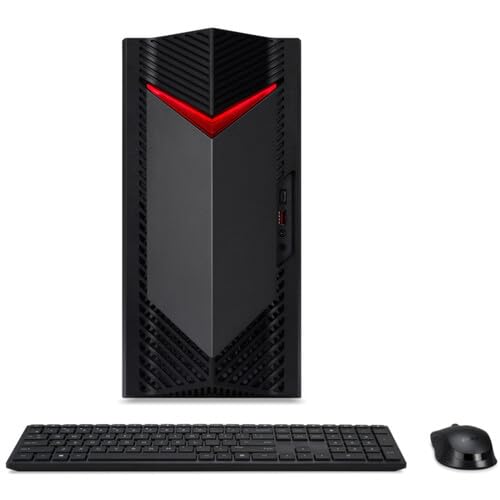 acer Nitro 50 N50 Gaming Desktop Computer - 12th Gen Intel Core i9-12900K 16-Core up to 5.2 GHz CPU, 64GB RAM, 2TB NVMe M.2 SSD, GeForce RTX 3060Ti 8GB GDDR6 GPU, Intel Wi-Fi 6, Windows 11 Home.