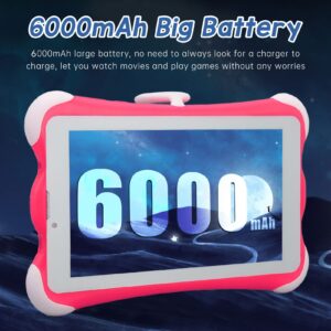 GOWENIC Kids Tablet, 7 Inch Android Tablet with Eye Protection HD Display 3GB RAM 32GB ROM 6000mAh Battery Toddler Tablet with Bluetooth, WiFi, FM, Dual Camera