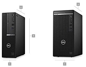 Dell Optiplex 5000 5090 SFF Small Form Factor Desktop Computer Tower (2021) | Core i5-8TB SSD Hard Drive - 64GB RAM | 6 Cores @ 4.6 GHz Win 11 Home