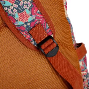 Pretty Flower Pattern 15.6 inch Laptop Backpack Small Travel backpack Hiking Camping Backpack for Women BP-08 (HS)