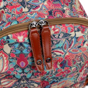 Pretty Flower Pattern 15.6 inch Laptop Backpack Small Travel backpack Hiking Camping Backpack for Women BP-08 (HS)