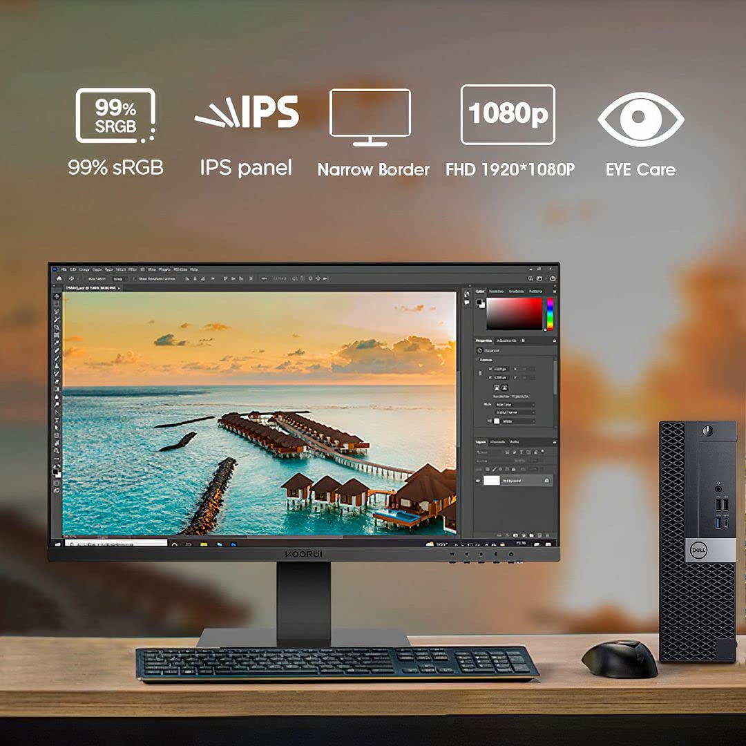 Dell OptiPlex 7040 Desktop Computers with 22 inch Monitor PC Bundle,32GB Ram 512GB M.2 NVMe SSD, AC8260 Built-in WiFi Bluetooth, i5-6500 3.2GHz,HDMI, Windows 10 Pro,Refurbished Computers (Renewed)