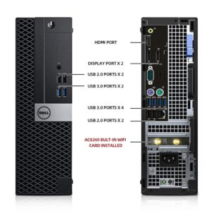 Dell OptiPlex 7040 Desktop Computers with 22 inch Monitor PC Bundle,32GB Ram 512GB M.2 NVMe SSD, AC8260 Built-in WiFi Bluetooth, i5-6500 3.2GHz,HDMI, Windows 10 Pro,Refurbished Computers (Renewed)