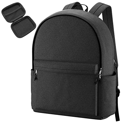 XJ-HOME Lightweight Laptop Backpack, Waterproof Casual Daypack for Men and Women, Rucksack College Gym Backpack for College Travel Business, Black