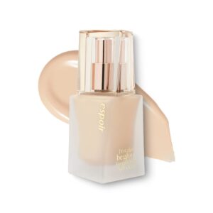 espoir pro tailor foundation be glow new class #2 ivory 1.06 oz spf27 pa++ | long-lasting healthy radiance glow liquid foundation | light-weight natural dewy full coverage | korean base makeup