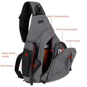 Oversize Sling bag for men and Women Big Sling Backpack Crossbody Shoulder Bag Waterproof XB-13 (NL)