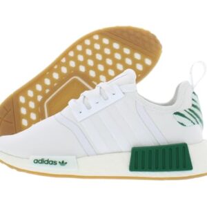 Adidas Women's NMD_R1 Sneaker (White/Forest Green, 9.5)