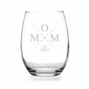 johnpartners993 mom est 2024 great pregnancy announcement gift new mom established 2024 first time father wine glass