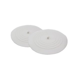 Gadgetime USA Suction Drain Cover Set - Shower Silicone Stopper for Kitchen, Bathtub, Sink & Laundry 2 Pack