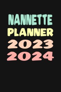 nannette: custom name weekly planner 2023-2024