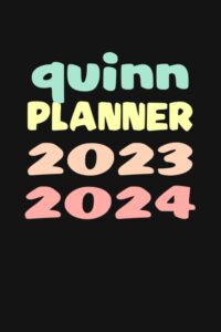 quinn: custom name weekly planner 2023-2024