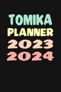 tomika: custom name weekly planner 2023-2024