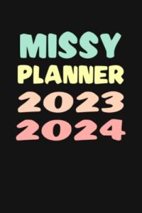 missy: custom name weekly planner 2023-2024