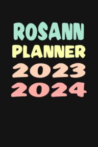 rosann: custom name weekly planner 2023-2024