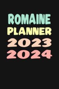 romaine: custom name weekly planner 2023-2024