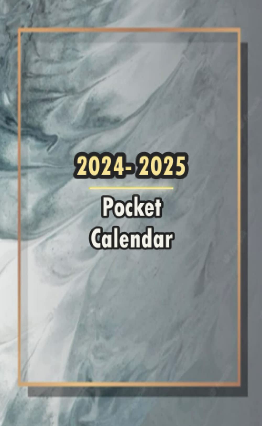 2024-2025 Pocket Calendar: Purse Size 4 x 6.5 - 2 Years Monthly Planner for Purse / from January 2024 to December 2025: each month/ 2 pages – ... Contacts, Pasword Log, Holiday ... and more