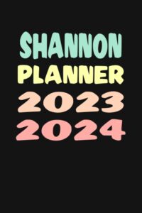 shannon: custom name weekly planner 2023-2024