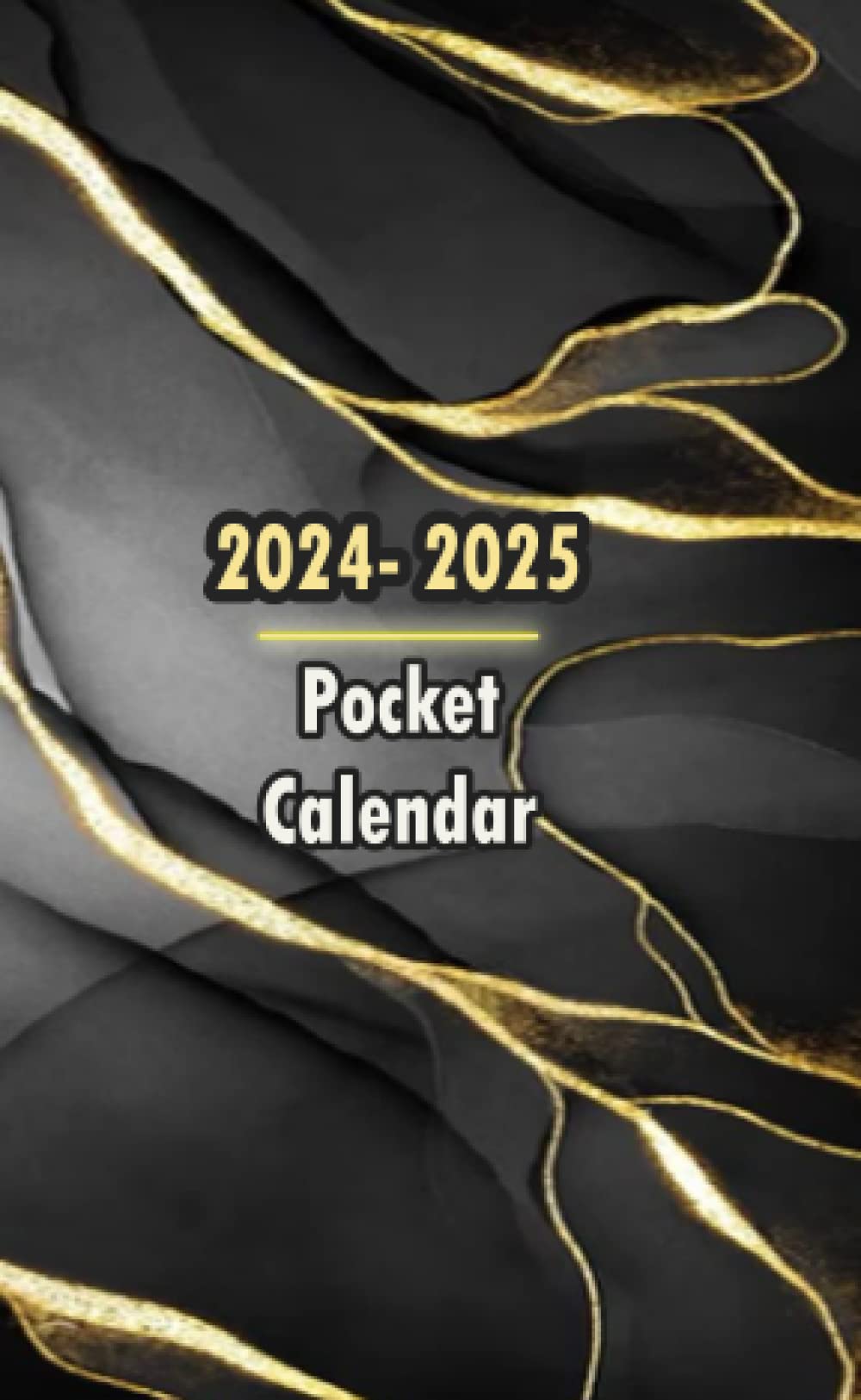 2024-2025 Pocket Calendar: Purse Size 4 x 6.5 - 2 Years Monthly Planner for Purse / from January 2024 to December 2025: each month/ 2 pages – ... Contacts, Pasword Log, Holiday ... and more