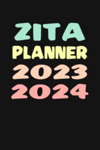 zita: custom name weekly planner 2023-2024