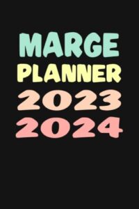 marge: custom name weekly planner 2023-2024
