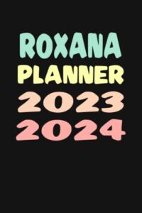roxana: custom name weekly planner 2023-2024