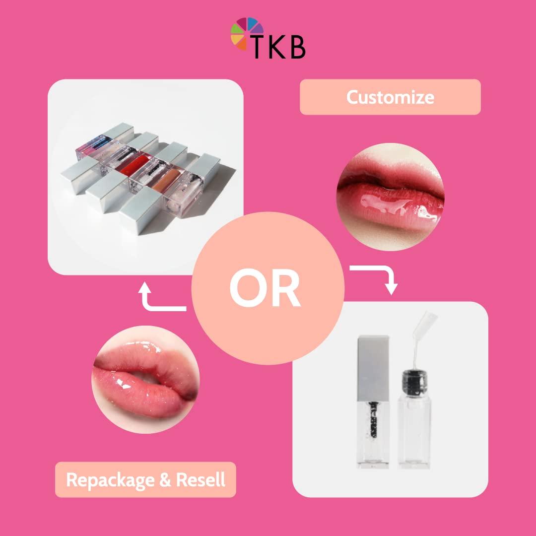 TKB Lip Gloss Base (Flexagel M) | Ready-to-Wear| Moisturizing, High Shine, Crystal Clear, Vegan and Cruelty free| Made in USA. (11 oz (2 of 5.5 oz bag))