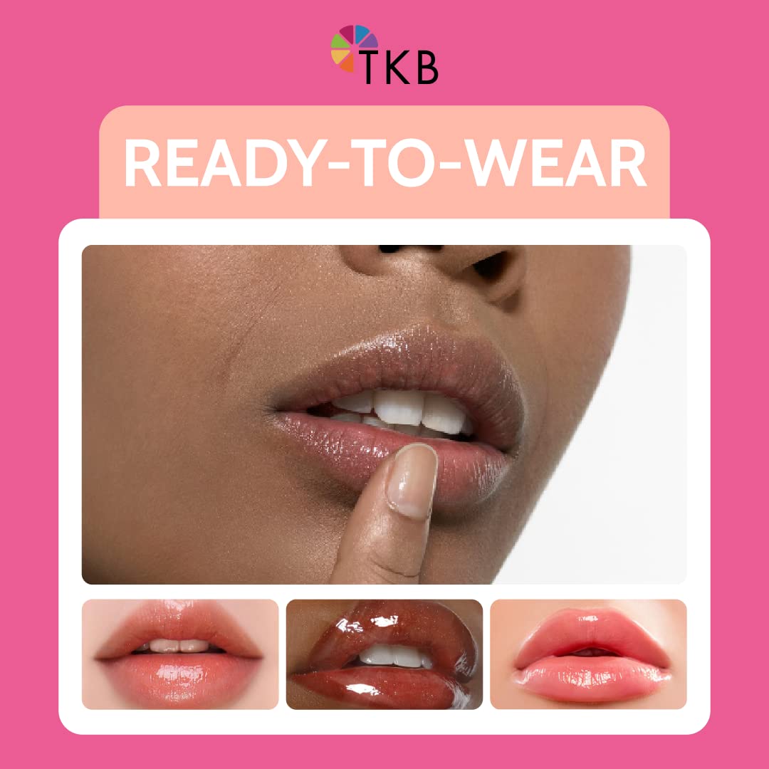 TKB Lip Gloss Base (Flexagel M) | Ready-to-Wear| Moisturizing, High Shine, Crystal Clear, Vegan and Cruelty free| Made in USA. (11 oz (2 of 5.5 oz bag))