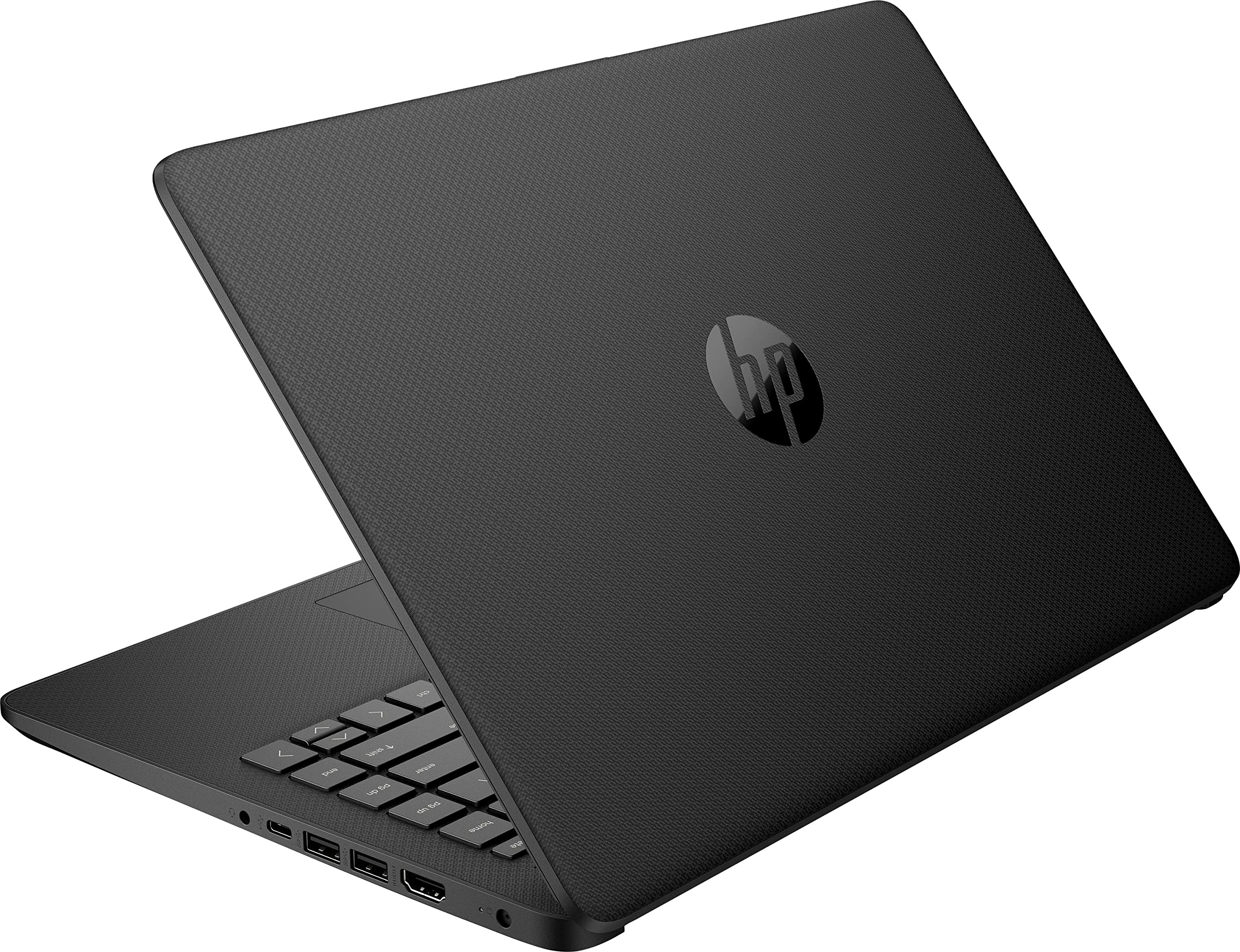 HP Stream 14-inch Laptop for Student and Business - Intel Quad-Core Processor, 8GB RAM, 320GB Storage (64GB eMMC + 256GB Card), 1-Year Office 365, Webcam, 11H Long Battery Life, Wi-Fi, Win11 H in S