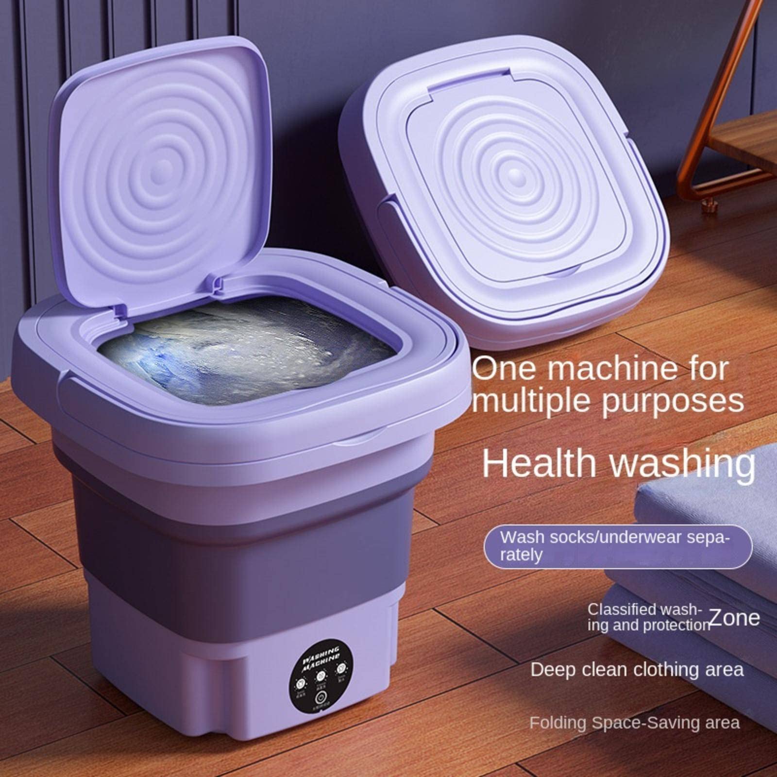 Little Washing Machine，Folding Washing Machine Mini Portable Household Fully Automatic Washing And Stripping Integrated Cleaning Machine