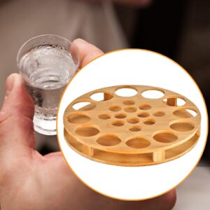 Beer Glass Tray Glass Holder Tray for Party Drinking Home Organizer for Club Drinks Cup Stand Serving for Bar Pub 12 Holes Beer Tray Holder