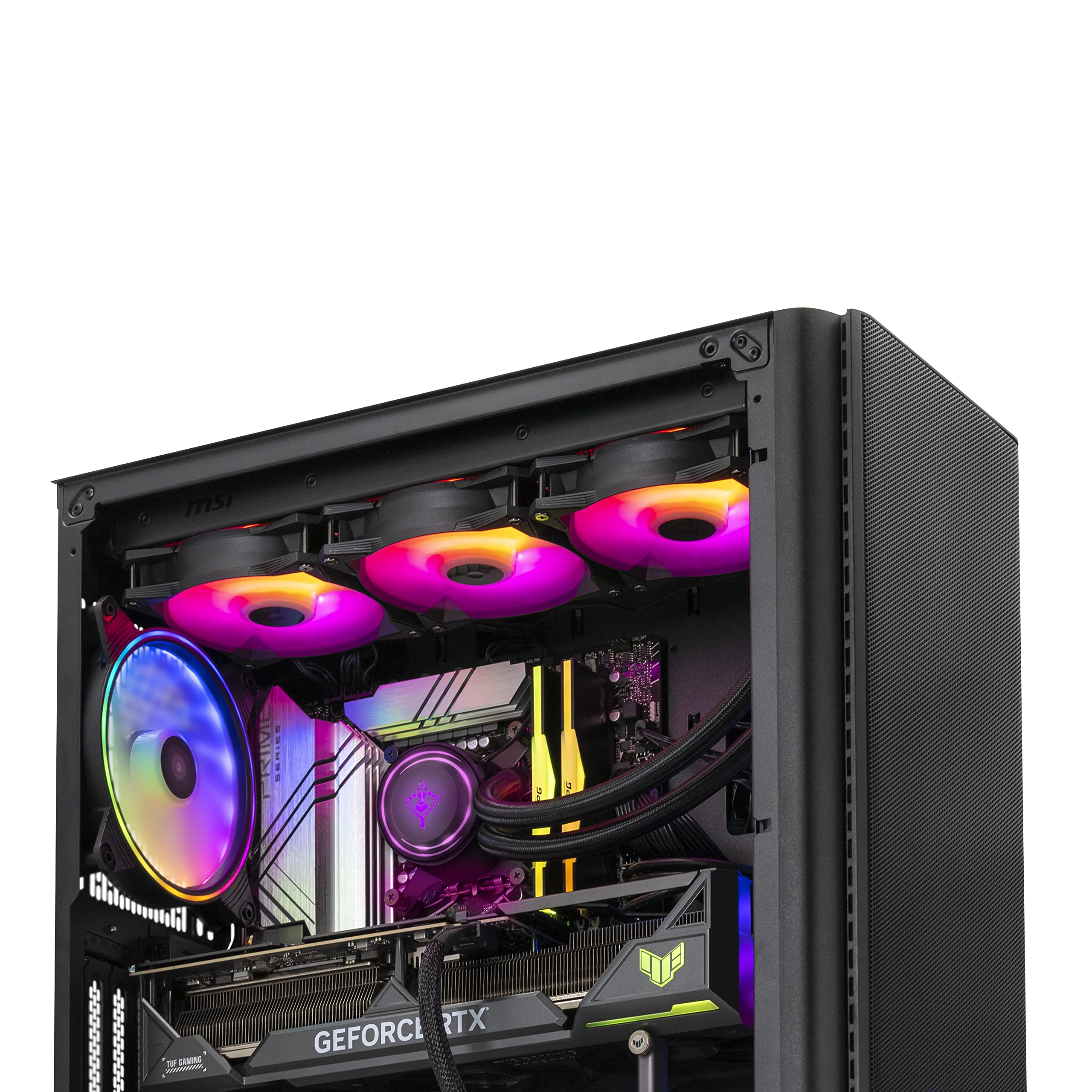 YEYIAN Gaming PC ODACHI - Intel Core i9 13900KF, GeForce RTX 4070 Ti (>3090) Gaming Desktop Computer, 1TB NVMe SSD, 32GB DDR5 5600MHz, Intel Z790, 360mm Liquid Cooled, 850W Gold PSU, Win 11, USB-C 3.2