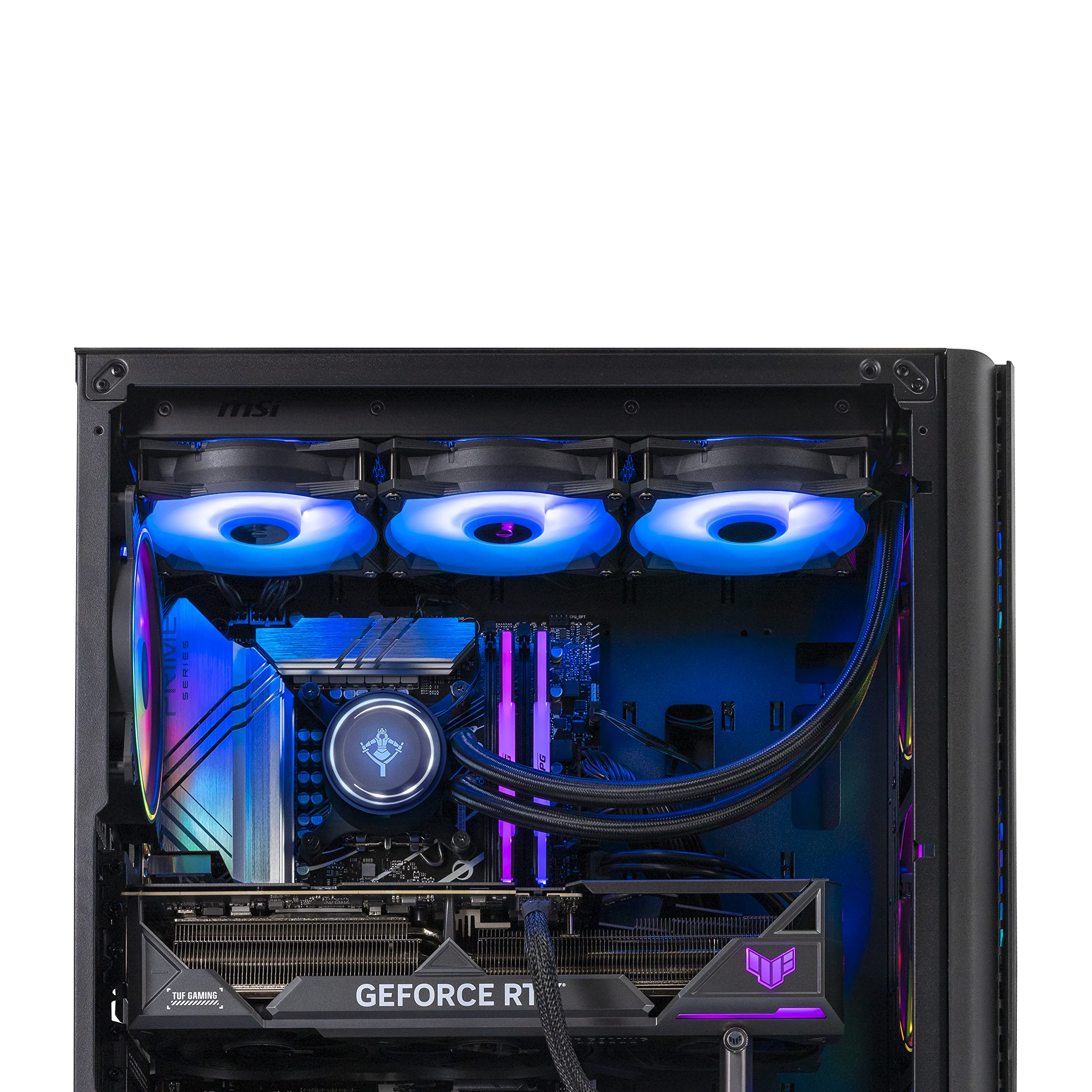 YEYIAN Gaming PC ODACHI - Intel Core i9 13900KF, GeForce RTX 4070 Ti (>3090) Gaming Desktop Computer, 1TB NVMe SSD, 32GB DDR5 5600MHz, Intel Z790, 360mm Liquid Cooled, 850W Gold PSU, Win 11, USB-C 3.2