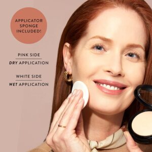 LAURA GELLER NEW YORK Baked Double Take Powder Foundation - Light - Buildable Medium to Full Coverage - Matte Finish