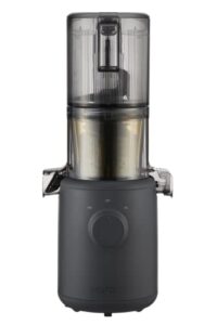 hurom h310a renewed personal, self feeding slow masticating juicer - charcoal gray | easy-clean, max yield, quiet motor - hopper fits whole produce - bpa free