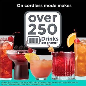 BLACK+DECKER bev by BLACK+DECKER Cordless Cocktail Maker Machine and Drink Maker for Bartesian capsules (BCHB101)