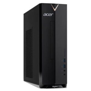 acer Aspire Tower Desktop, Intel Celeron J4125 Processor, 8GB RAM, 256GB PCIe SSD, DVD, Wi-Fi, Wired Keyboard & Mouse,HDMI, VGA, Windows 11 Home, Black