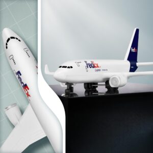 Joylludan Model Planes FedEx Model Airplane Plane Aircraft Model for Collection & Gifts