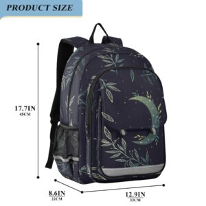 ALAZA Space Stars Constellations Herbs Casual Backpack Bag Travel Knapsack Bags