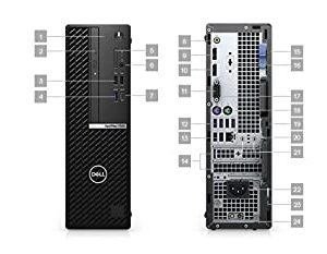 Dell Optiplex 7000 7090 SFF Small Form Factor Desktop (2021) | Core i5-2TB SSD + 1TB HDD - 8GB RAM | 6 Cores @ 4.5 GHz - 10th Gen CPU Win 10 Pro (Renewed)