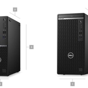 Dell Optiplex 5000 5090 SFF Small Form Factor Desktop (2021) | Core i5-512GB SSD - 16GB RAM | 6 Cores @ 4.6 GHz Win 10 Home (Renewed)