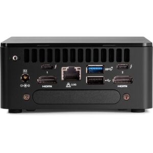 Intel NUC 12 Pro NUC12WSHi5 Mini Desktop Computer - 12th Gen Core i5-1240P 12-Core up to 4.4 GHz CPU, 64GB RAM, 8TB SSD, Iris Xe Graphics, Wi-Fi 6E + Bluetooth, Windows 11 Pro