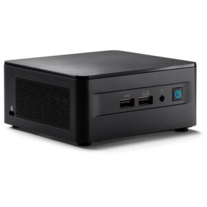 Intel NUC 12 Pro NUC12WSHi5 Mini Desktop Computer - 12th Gen Core i5-1240P 12-Core up to 4.4 GHz CPU, 64GB RAM, 8TB SSD, Iris Xe Graphics, Wi-Fi 6E + Bluetooth, Windows 11 Pro