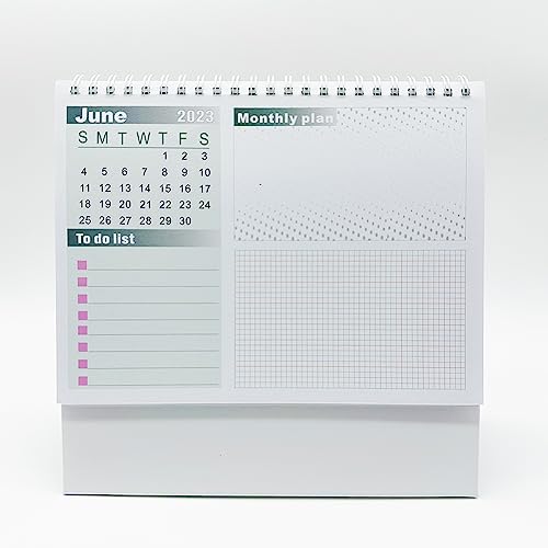 Desk Calendar 2023-2024, Monthly Desktop Calendar (June 2023-December 2024), Academic Month to View Standing Desk Office Calendars Year Planner