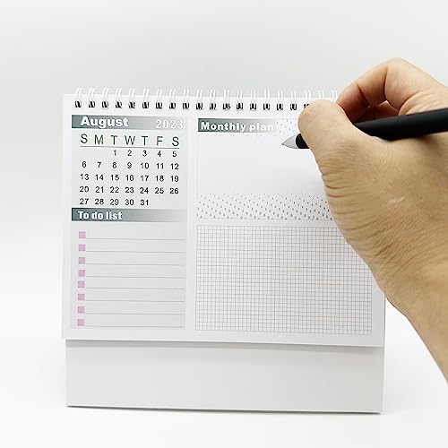 Desk Calendar 2023-2024, Monthly Desktop Calendar (June 2023-December 2024), Academic Month to View Standing Desk Office Calendars Year Planner