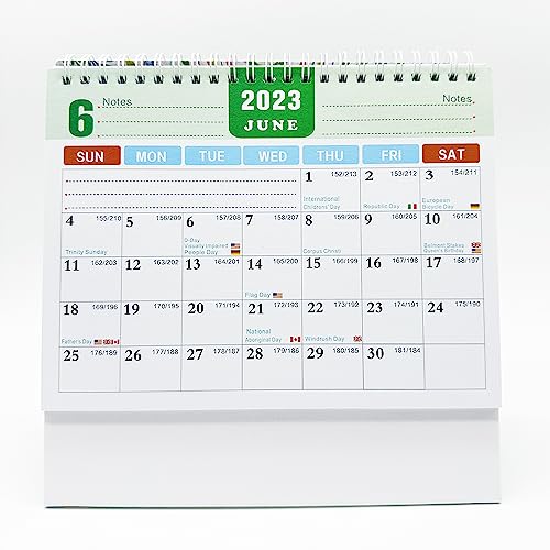 Desk Calendar 2023-2024, Monthly Desktop Calendar (June 2023-December 2024), Academic Month to View Standing Desk Office Calendars Year Planner