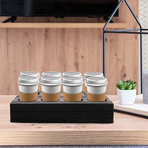 UPKOCH 2pcs Pearl Cotton Cup Holder Coffee Carrier take Out Cup Holder Drink Cup Carrier Tray Drink Cup Holder for car Cup Holders Outdoor epe Pearl Cotton Foam Accessories