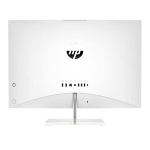 HP Pavilion All-in-One Desktop, 27" Full HD Display, AMD Ryzen 5 5625U Processor, HDMI, 64GB RAM, 1TB SSD, RJ-45, Wi-Fi 6, Windows 11 Home, Wired KB & Mouse, White