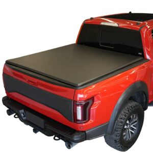 xtweex soft roll up truck bed tonneau cover fits 2016-2024 toyota tacoma (not for trail special edition with storage boxes) fleetside 5ft bed